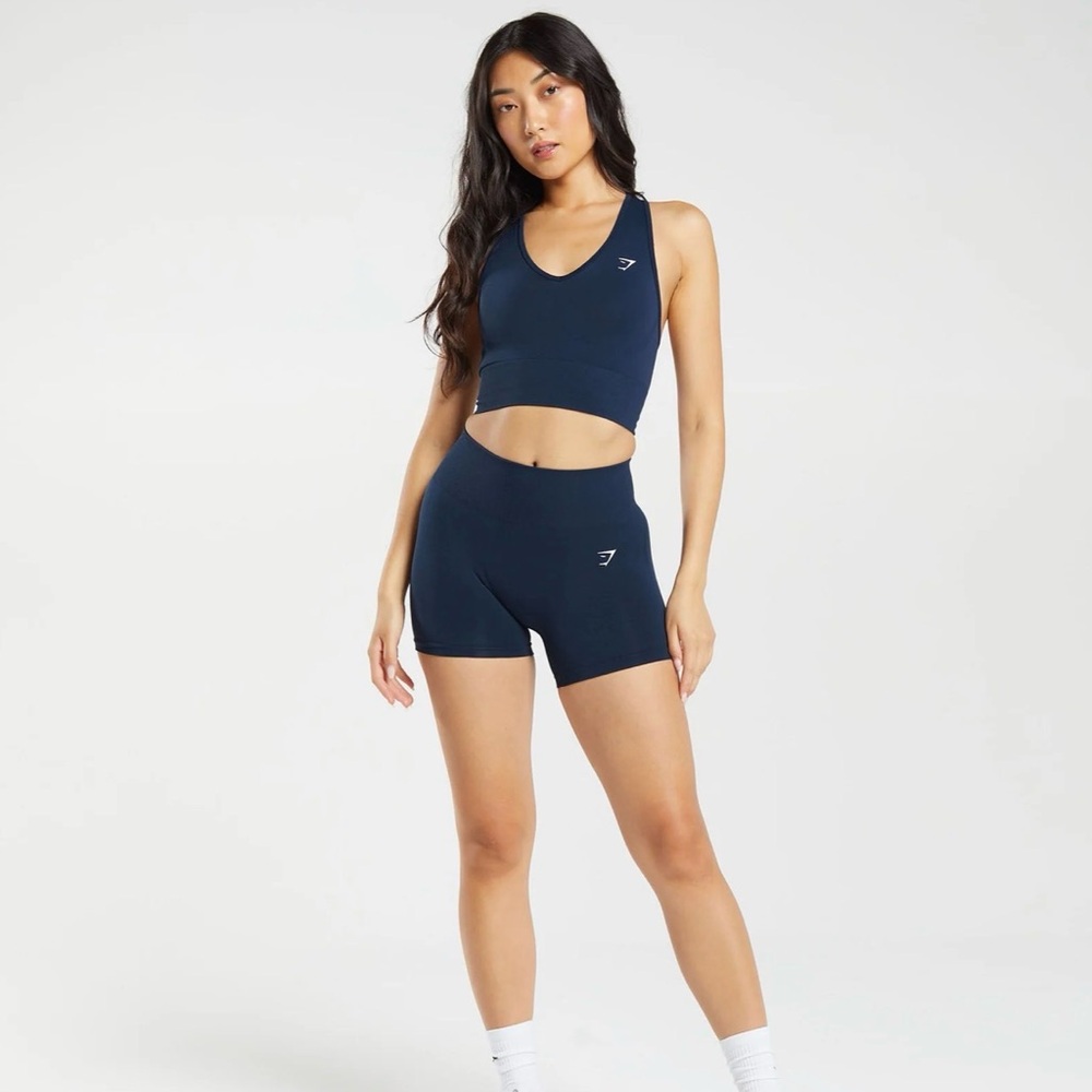 Gymshark Navy Athletic Shorts